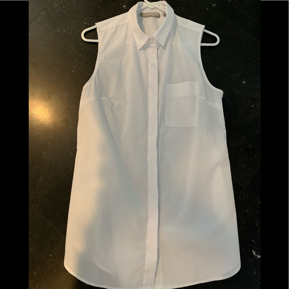 Athleta Sleeveless button-down Tunic